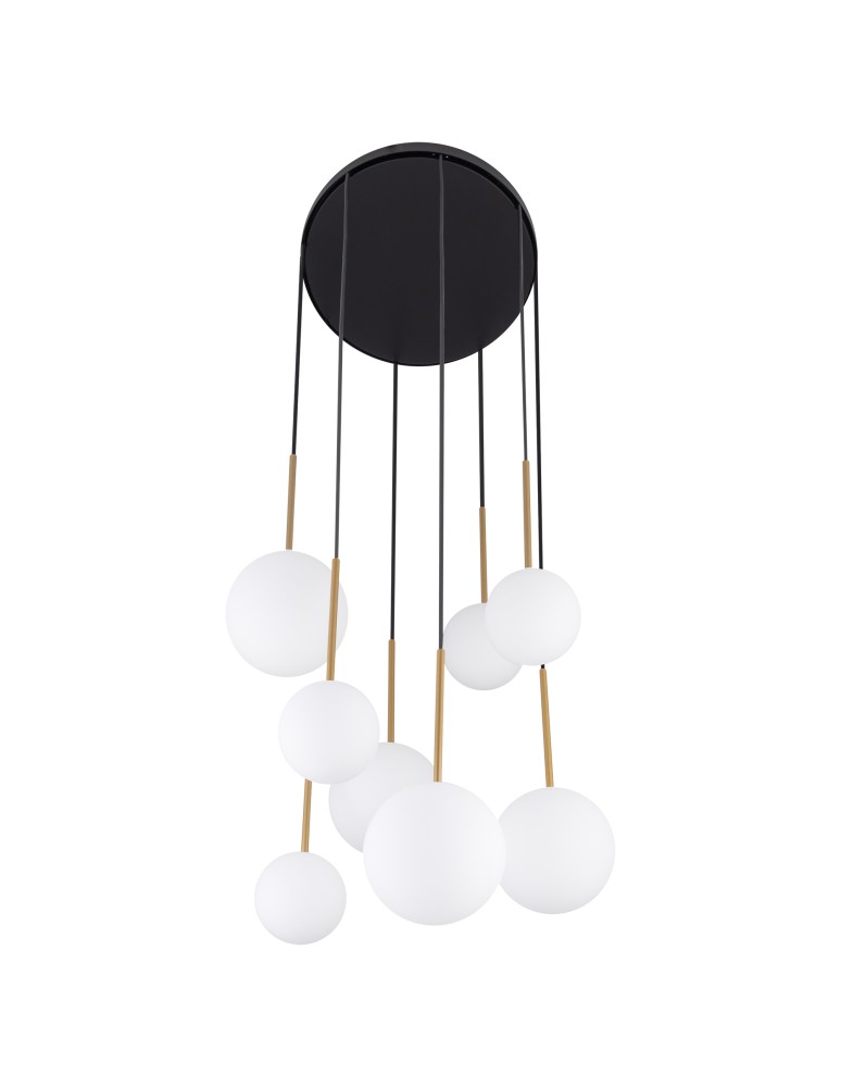 Pendant lamps spheres - Nowodvorski KARO Suspended Ceiling Max power 12W only LED G9 Black 10934 - product kolory-swiatla.pl 4