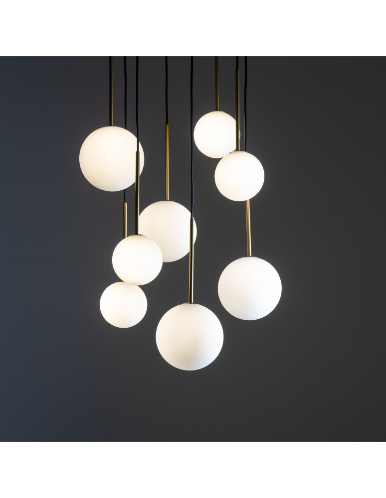 Pendant lamps spheres - Nowodvorski KARO Suspended Ceiling Max power 12W only LED G9 Black 10934 - product kolory-swiatla.pl 6