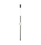 Designer pendant lamps -  Step Into Design O-LINE LED pendant lamp 63 cm black ST-1689S-BK - product 1