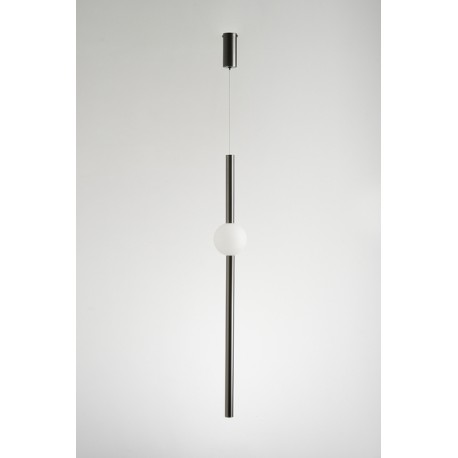  Step Into Design Lampa wisząca O-LINE LED 63 cm czarna ST-1689S-BK