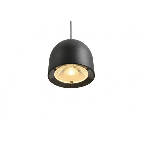 YASKR Lampa Wisząca Saila 1xLED czarna PL0115-BK Czarny