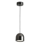 Single pendant lamps - YASKR Saila Pendant Lamp 1xLED black chrome PL0115-CB Black chrome - product 2