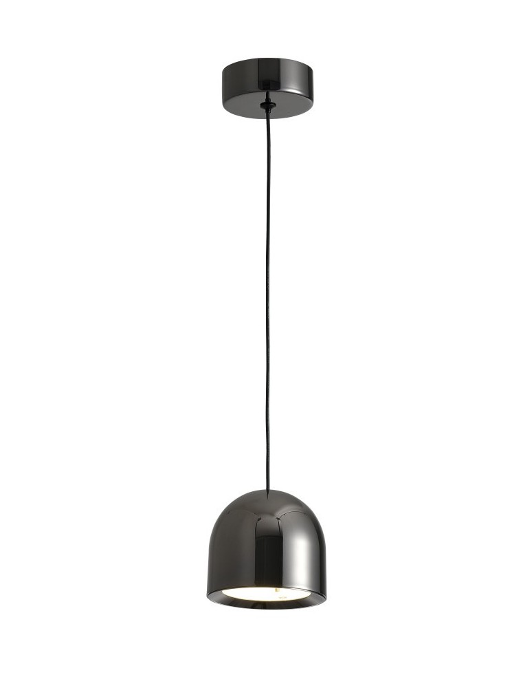 Single pendant lamps - YASKR Saila Pendant Lamp 1xLED black chrome PL0115-CB Black chrome - product kolory-swiatla.pl 2