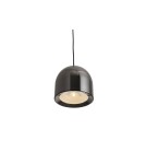 Single pendant lamps - YASKR Saila Pendant Lamp 1xLED black chrome PL0115-CB Black chrome - product 5