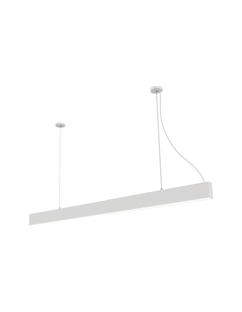 Pendant lamps over desk - YASKR Sigi III LED Pendant Lamp white PL0128-WH   - product kolory-swiatla.pl 1