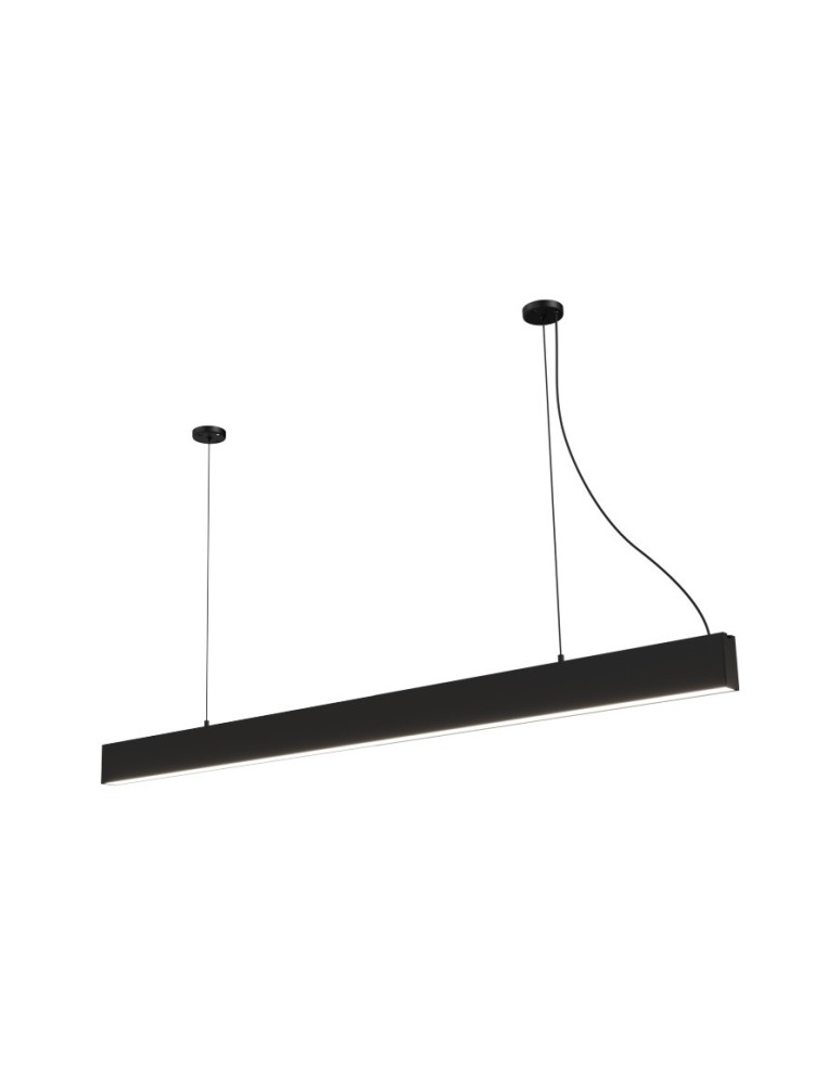 Pendant lamps over desk - YASKR Sigi III LED Pendant Lamp black PL0128-BK   - product kolory-swiatla.pl 1