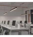 Pendant lamps over desk - YASKR Sigi III LED Pendant Lamp black PL0128-BK   - product 2