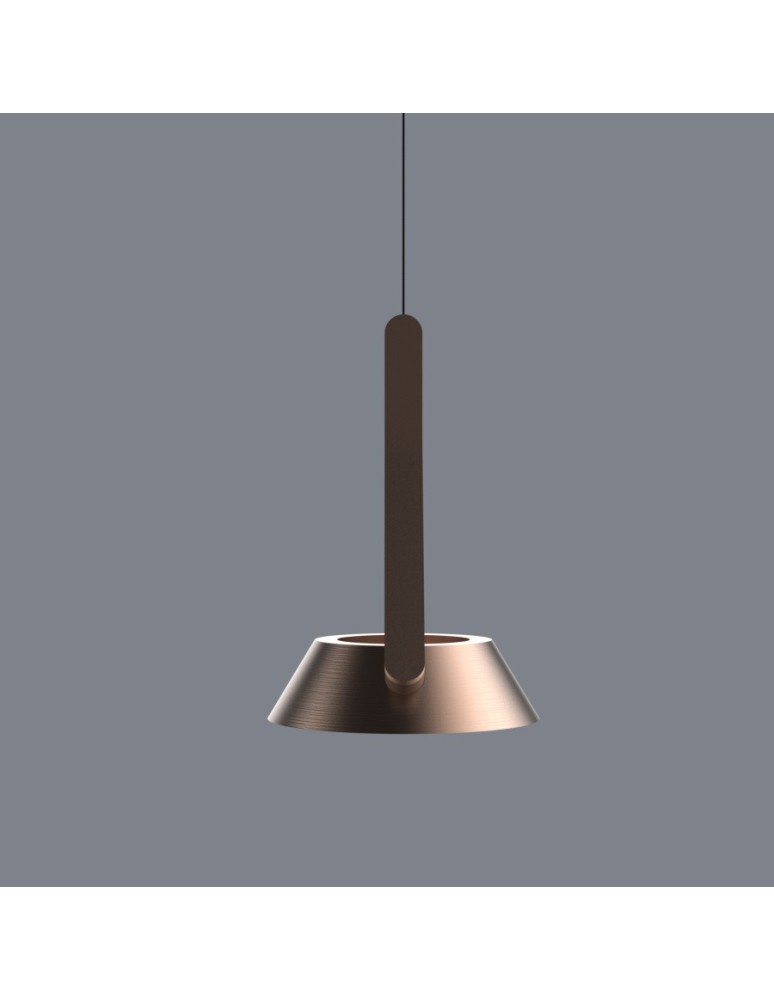 Single pendant lamps - YASKR Garta Gesture Controlled LED Pendant Lamp PL0147 Brushed Pink Gold. - product kolory-swiatla.pl 3