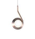 Single pendant lamps - YASKR Garta Gesture Controlled LED Pendant Lamp PL0147 Brushed Pink Gold. - product 5