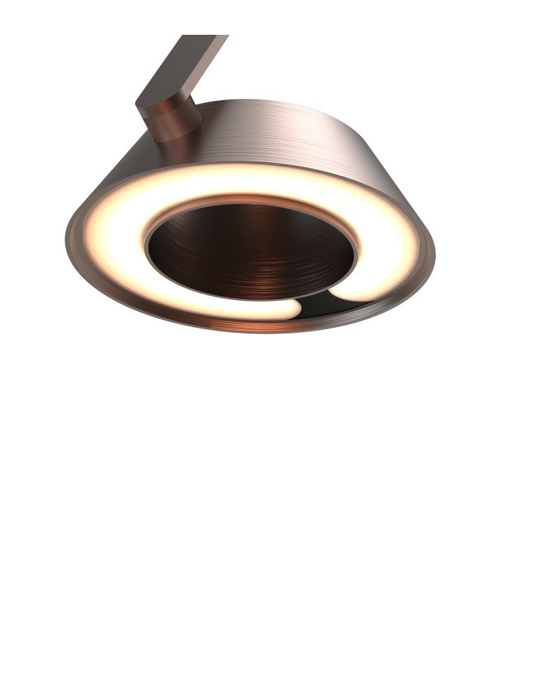 Single pendant lamps - YASKR Garta Gesture Controlled LED Pendant Lamp PL0147 Brushed Pink Gold. - product kolory-swiatla.pl 6