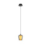 YASKR Lampa Wisząca Keso 1xLED czarna PL0141-1  Czarny