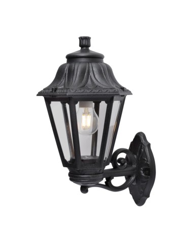 Fumagalli Exterior Bisso-Anna Wall Lantern - 1xE27 black (FMG-BISSO-ANNA-BLK)