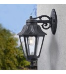 Outdoor wall lamps - Fumagalli Exterior Bisso-Anna Wall Lantern - 1xE27 black (FMG-BISSO-ANNA-BLK) - product 2