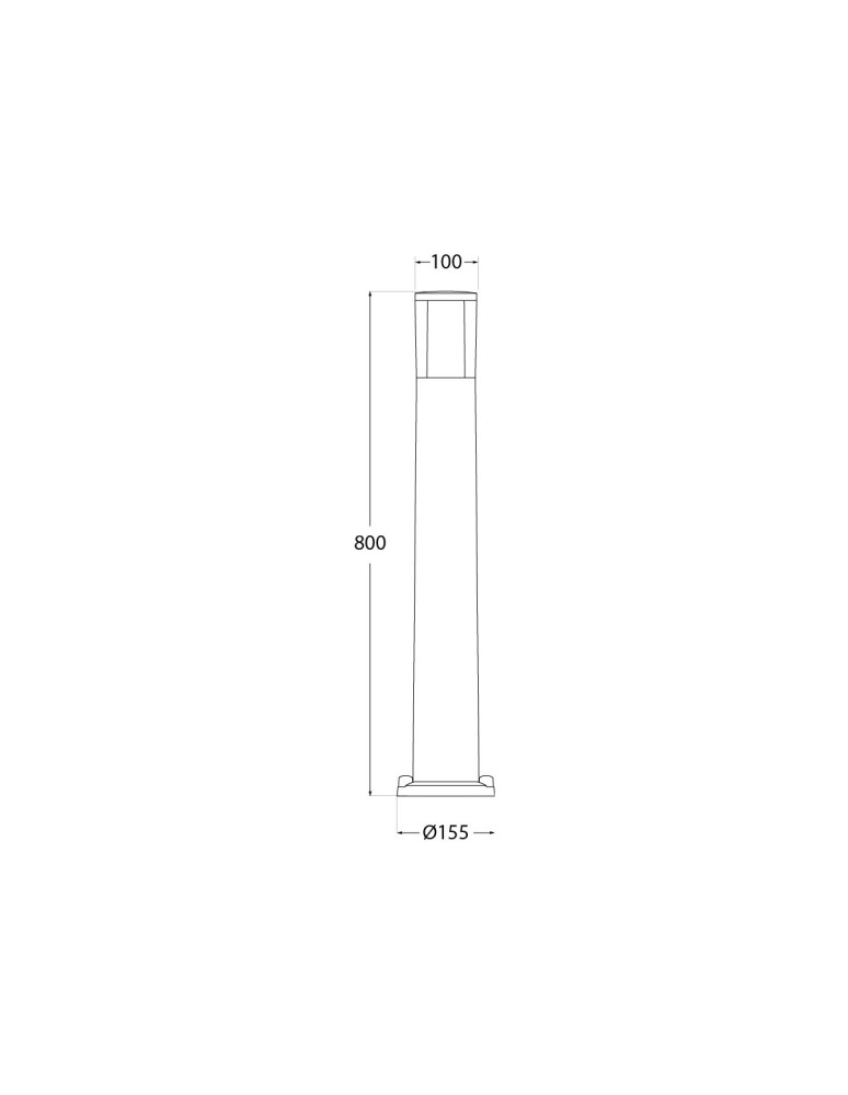 Standing garden lamps - Fumagalli Carlo Outdoor Garden Pole - 1xGU10 black (FMG-CARLO-BLK). - product kolory-swiatla.pl 3