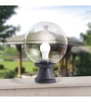 Standing garden lamps - Fumagalli Disma Outdoor Garden Lantern - 1xE27 black (FMG-DISMA-GLOBE-BLK) - product 2