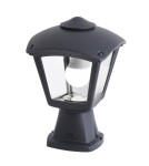 Standing garden lamps - Fumagalli Disma Outdoor Pedestal Lantern - 1xE27 black (FMG-DISMA-ROBY-BLK) - product 1