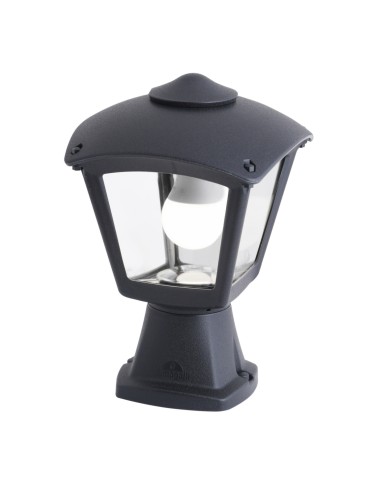 Fumagalli Disma Outdoor Pedestal Lantern - 1xE27 black (FMG-DISMA-ROBY-BLK)