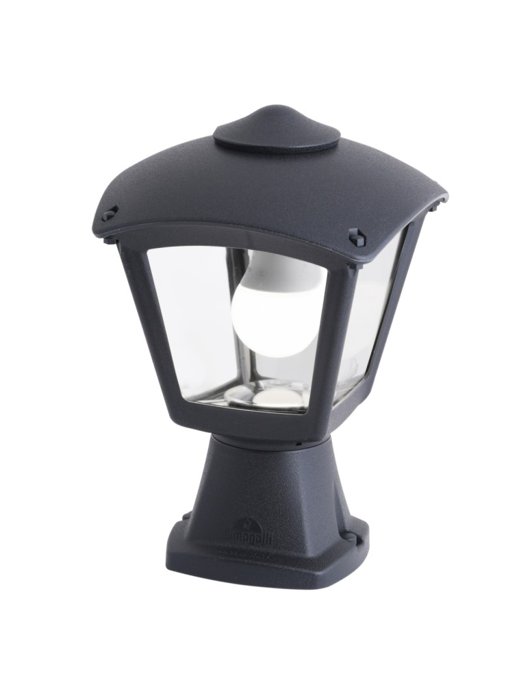 Standing garden lamps - Fumagalli Disma Outdoor Pedestal Lantern - 1xE27 black (FMG-DISMA-ROBY-BLK) - product kolory-swiatla.pl 1