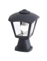 Fumagalli Disma Outdoor Pedestal Lantern - 1xE27 black (FMG-DISMA-ROBY-BLK)