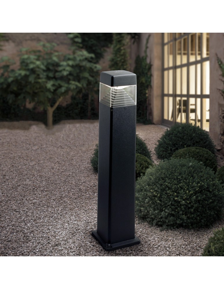 Standing garden lamps - Fumagalli Exterior Ester Garden Pole - 1xGX53 black (FMG-ESTER-BLK). - product kolory-swiatla.pl 2