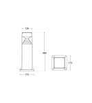 Standing garden lamps - Fumagalli Exterior Ester Garden Pole - 1xGX53 black (FMG-ESTER-MB-BLK) - product 3