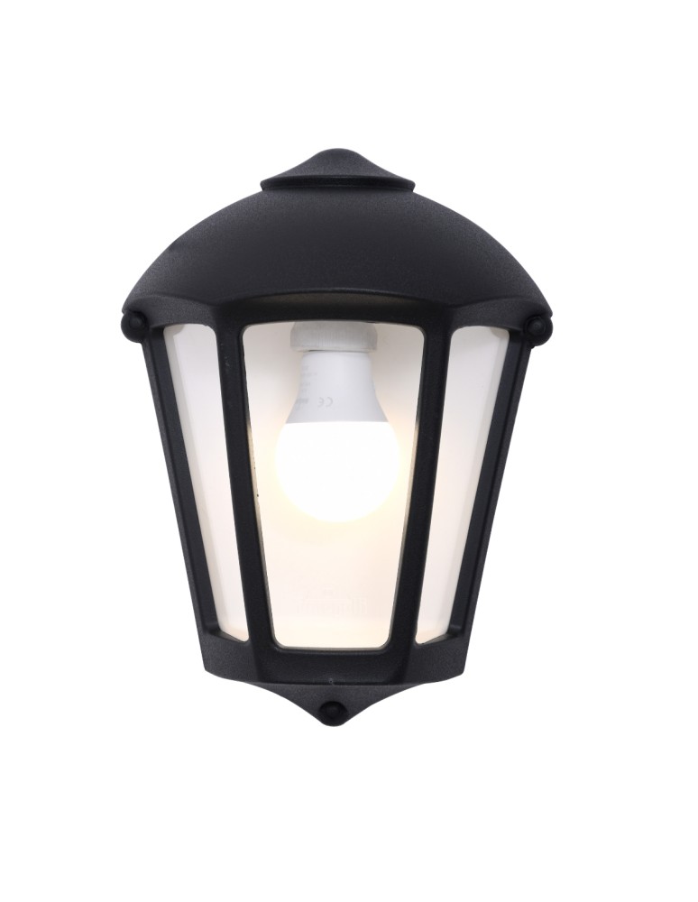 Outdoor wall lamps - Fumagalli Outdoor Fabio Wall Lantern - 1xE27 black (FMG-FABIO-BLK) - product kolory-swiatla.pl 1