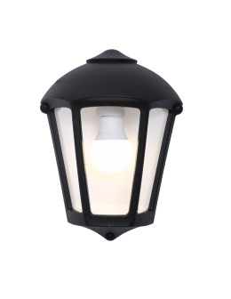 Fumagalli Zewnetrzna Latarnia naścienna Fabio - 1xE27 czarna (FMG-FABIO-BLK)