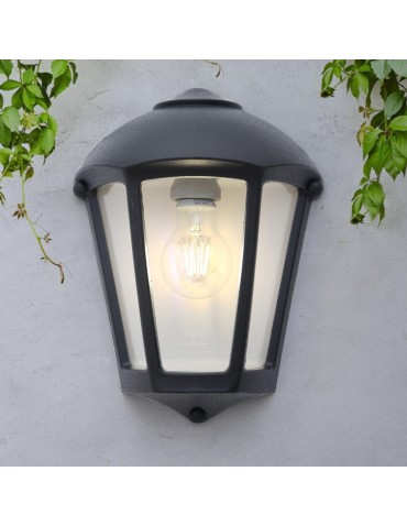 Fumagalli Zewnetrzna Latarnia naścienna Fabio - 1xE27 czarna (FMG-FABIO-BLK) - produkt 2