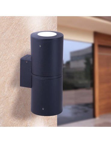 Fumagalli Exterior Franca Wall Lantern - 2 light sourcesxGU10 black (FMG-FRANCA90-2LT-BLK) - product 2