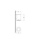 Outdoor wall lamps - Fumagalli Exterior Franca Wall Lantern - 1xGU10 black (FMG-FRANCA90-BLK). - product 3