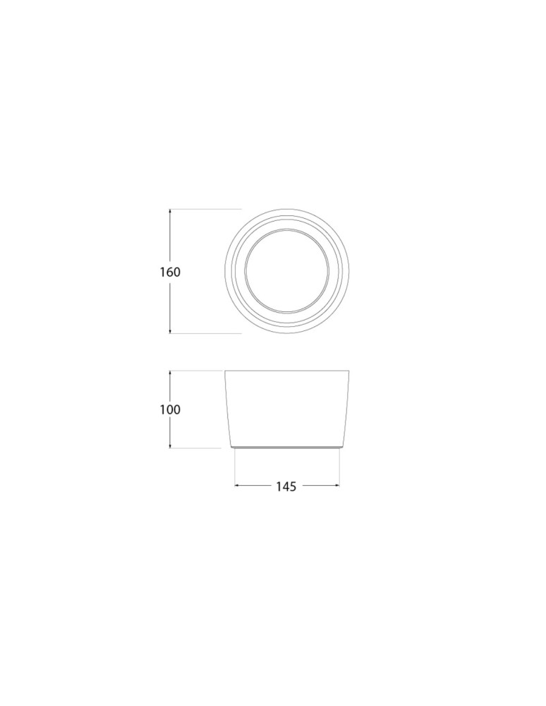 Outdoor ceiling lamps - Fumagalli Livia External Tube - 1xGX53 black (FMG-LIVIA160-BLK). - product kolory-swiatla.pl 3