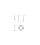 Outdoor ceiling lamps - Fumagalli Exterior Tuba Livia - 1xG9 black (FMG-LIVIA60-BLK). - product 3