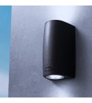 Outdoor wall lamps - Fumagalli Marta Outdoor Wall Lantern - 2 light sourcesxGU10 black (FMG-MARTA90-2LT-BLK) - product 2