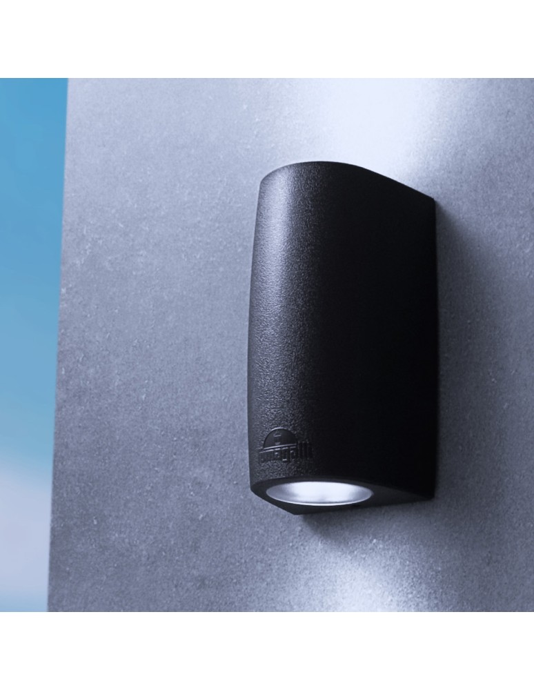 Outdoor wall lamps - Fumagalli Marta Outdoor Wall Lantern - 2 light sourcesxGU10 black (FMG-MARTA90-2LT-BLK) - product kolory-swiatla.pl 2