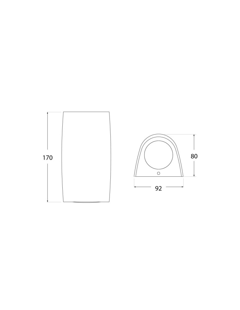 Outdoor wall lamps - Fumagalli Marta Outdoor Wall Lantern - 1xGU10 black (FMG-MARTA90-BLK). - product kolory-swiatla.pl 3