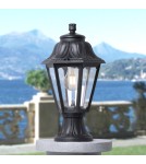 Standing garden lamps - Fumagalli Outdoor Mikrolot Pedestal Lantern - 1xE27 black (FMG-MIKROLOT-ANNA-BLK) - product 2