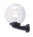 Outdoor wall lamps - Fumagalli Outdoor Nardo Wall Lantern - 1xE27 black (FMG-NARDO-GLOBE-BLK) - product 1