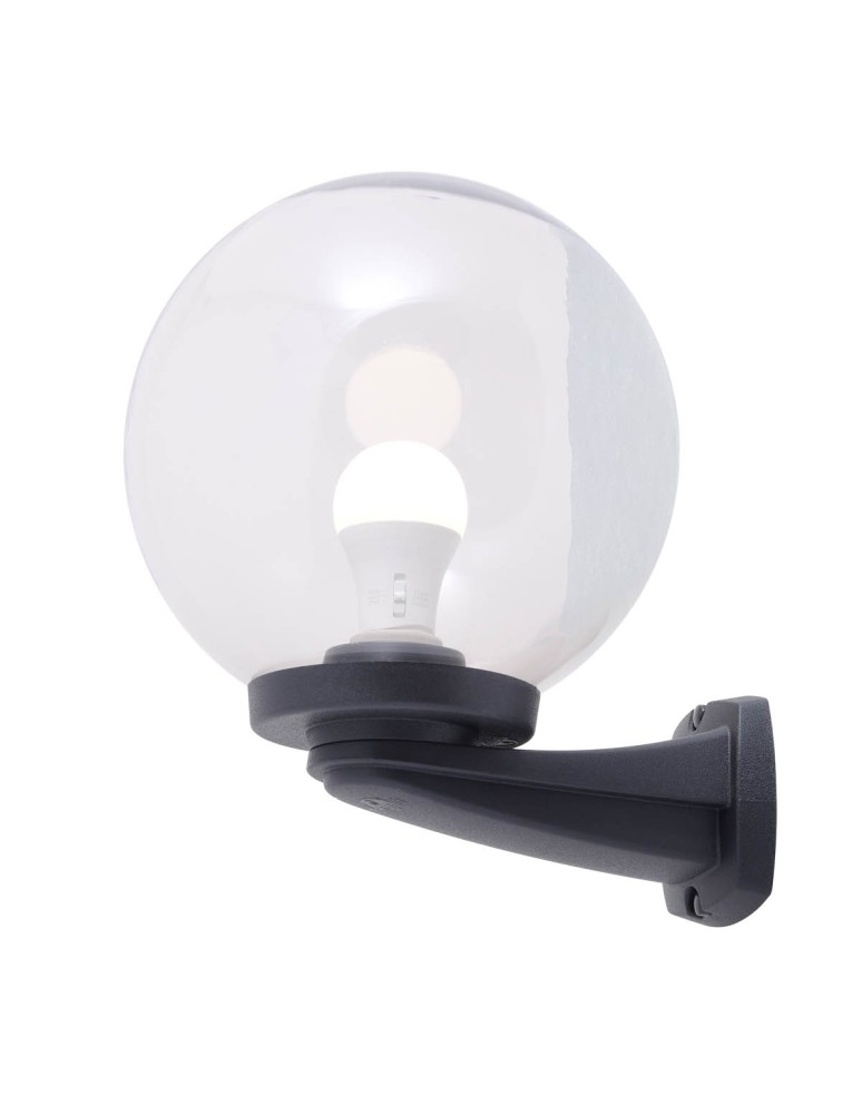 Outdoor wall lamps - Fumagalli Outdoor Nardo Wall Lantern - 1xE27 black (FMG-NARDO-GLOBE-BLK) - product kolory-swiatla.pl 1