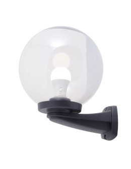 Fumagalli Zewnetrzna Latarnia naścienna Nardo - 1xE27 czarna (FMG-NARDO-GLOBE-BLK)