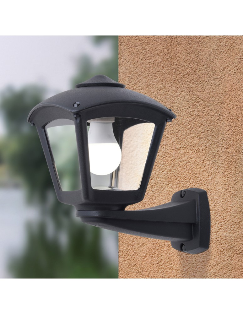 Outdoor wall lamps - Fumagalli Outdoor Nardo Wall Lantern - 1xE27 black (FMG-NARDO-ROBY-BLK) - product kolory-swiatla.pl 2