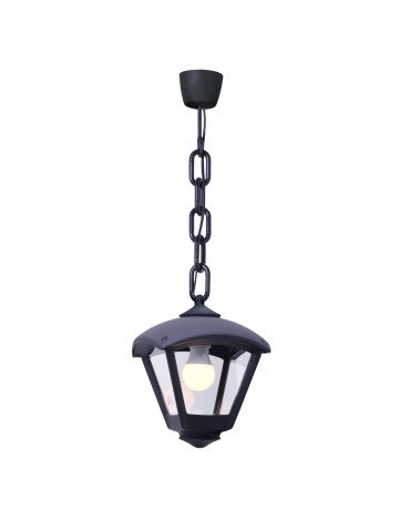 Fumagalli Outdoor Sicar Pendant Lantern - 1xE27 black (FMG-SICAR-DARIO-BLK)