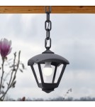 Outdoor pendant lamps - Fumagalli Outdoor Sicar Pendant Lantern - 1xE27 black (FMG-SICAR-DARIO-BLK) - product 2