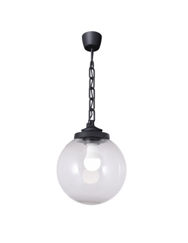 Fumagalli Outdoor Sicar Pendant Lantern - 1xE27 black (FMG-SICAR-GLOBE-BLK)