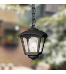 Outdoor pendant lamps - Fumagalli Outdoor Sicar Pendant Lantern - 1xE27 black (FMG-SICAR-ROBY-BLK) - product 2