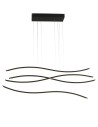 Azzardo WAVES BLACK 1xLED Wisząca Czarny AZ2912