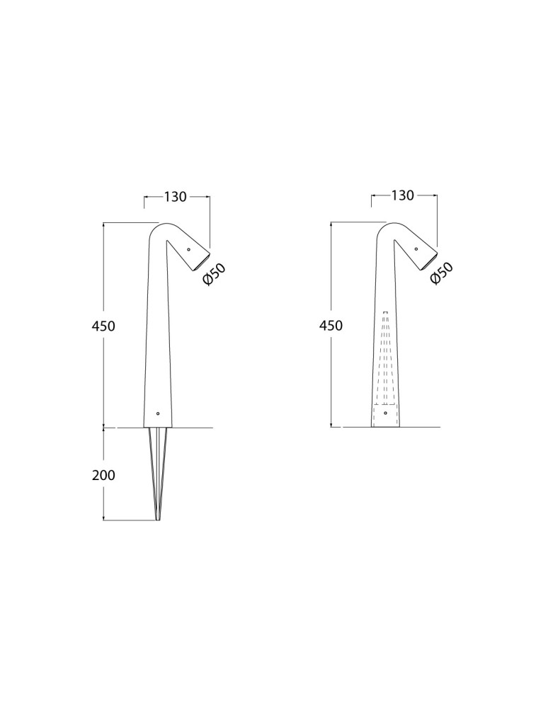 Standing garden lamps - Fumagalli Exterior Steven Garden Pole - 1xG9 black (FMG-STEVEN-BLK). - product kolory-swiatla.pl 3