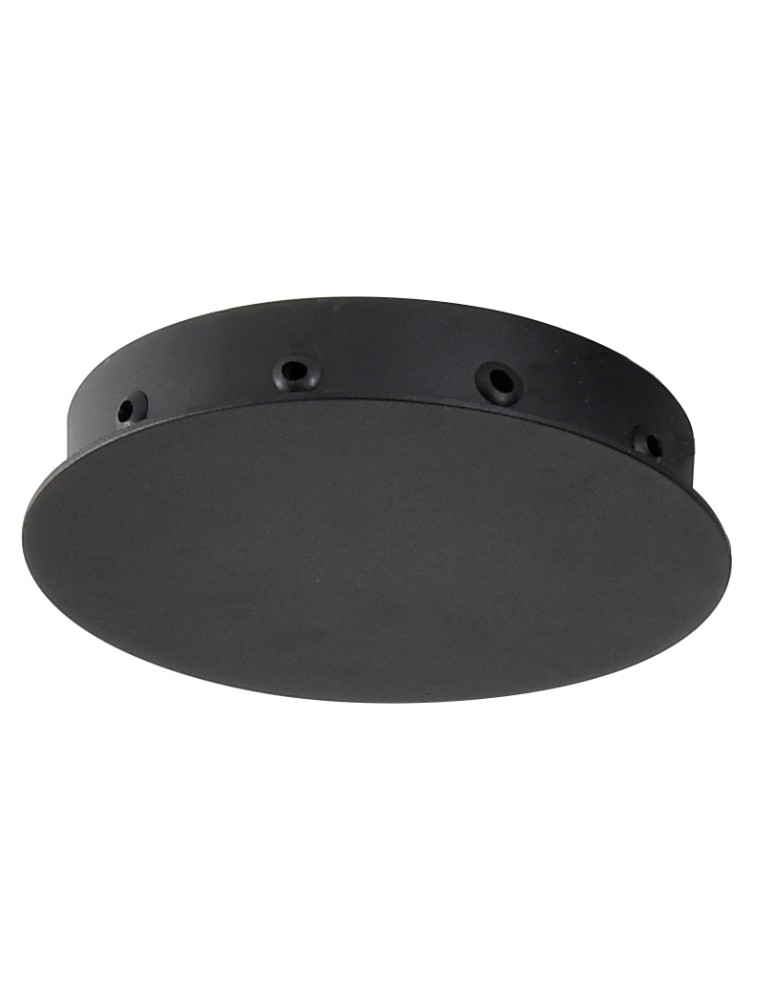 Headliners Wires Fixtures - Azzardo ZIKO BASE 10 BLACK Ceiling Base Black AZ2905 - product kolory-swiatla.pl 2