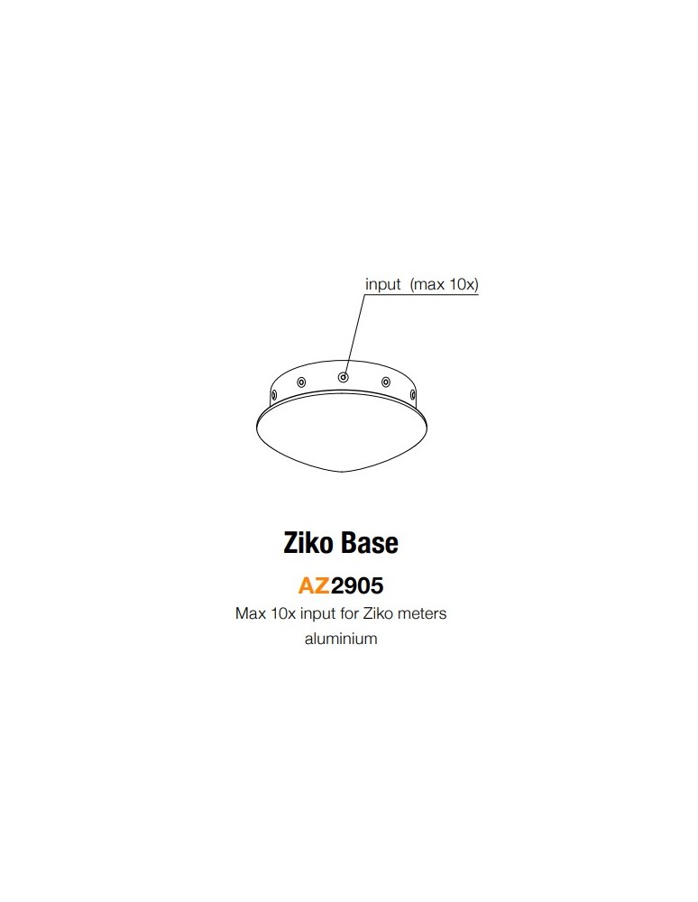 Headliners Wires Fixtures - Azzardo ZIKO BASE 10 BLACK Ceiling Base Black AZ2905 - product kolory-swiatla.pl 7