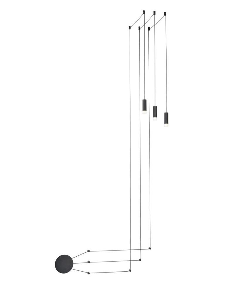 Pendant lamps - Azzardo ZIKO G9 6 METERS BLACK 1xG9 Wire with Fixture without Ceiling Base Black AZ2680 - product kolory-swiatla.pl 3