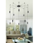 Pendant lamps - Azzardo ZIKO G9 6 METERS BLACK 1xG9 Wire with Fixture without Ceiling Base Black AZ2680 - product 5